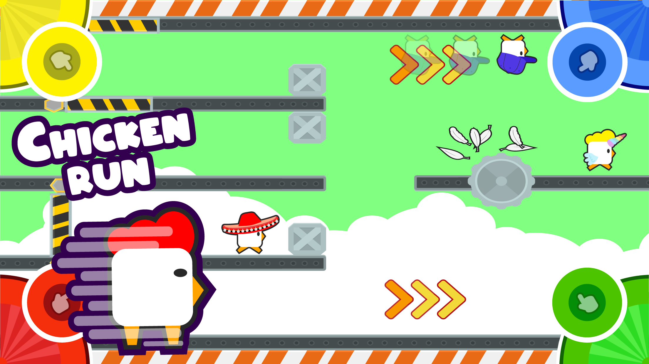 Horizontal fighting mobile game screenshot