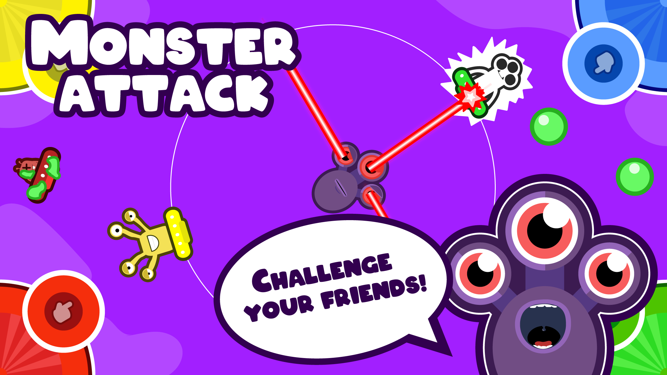 Horizontal runner mobile game screenshot